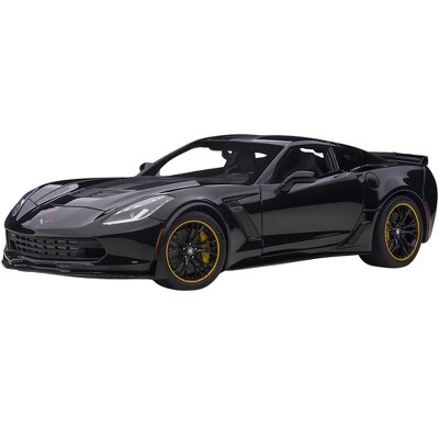 Chevrolet Corvette C7 Z06 C7R Edition Gloss Black 1/18 Model Car by Autoart