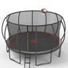 Okak 12/14/16FT Pumpkin Shape Outdoor Trampoline with UV-Protection, Toddler Trampoline with Protective Net and Galvanized Legs for Garden, Patio - 2 of 4