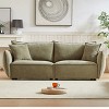 88" Modern Chenille Sectional Sofa,3 Seat Couch with 2 Extra Pillows and Thickly Padded Back for Living Room,Apartment-Baofuwish - 2 of 4