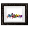 Trademark Fine Art Michael Tompsett San Diego California Skyline Matted Framed Art - 2 of 4