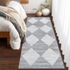 Area Rug with Rubber Backing Machine Washable Rug Trellis Printed Rugs Low Pile Foldable Indoor Carpet for Living Room Bedroom Guest Room Playroom - 4 of 4
