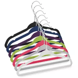 Casafield 11" Velvet Baby Hangers for Infant & Toddler Clothes, Set of 50