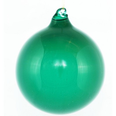 Season's Designs Christmas Tree 80Mm Glass Ornamentament Bulk Pack -Transluce