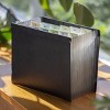 Smead Poly Hanging Expanding File, 12 Dividers, Letter Size, Black (65125) - 4 of 4