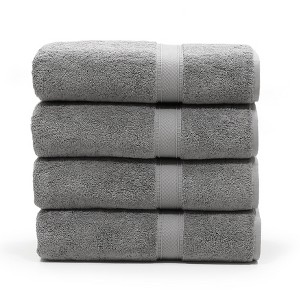 Linum Home Textiles 100% Turkish Cotton Sinemis Terry Bath Towels (Set of 4) - 1 of 2