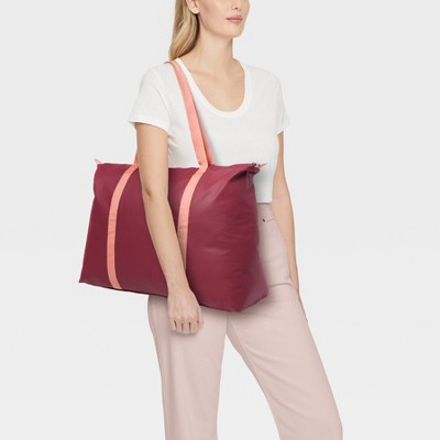 Open Story 14" Americana Packable Tote Bag - Open Story™ Cream Stripe — фото 6