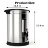 COZONY Coffee Urn, Commercial Coffee Maker/Hot Water Urn, 10/16L Food-Grade Stainless Steel - 2 of 4