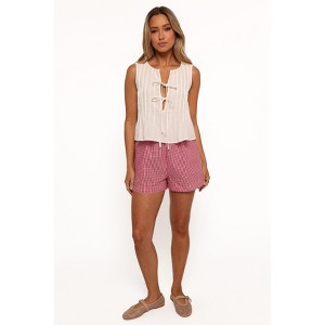 Petal and Pup Libby Shorts - Red Gingham - 1 of 4