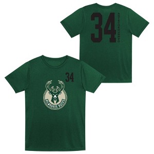 NBA Milwaukee Bucks Boys' Giannis Antetokounmpo Performance T-Shirt - 1 of 3
