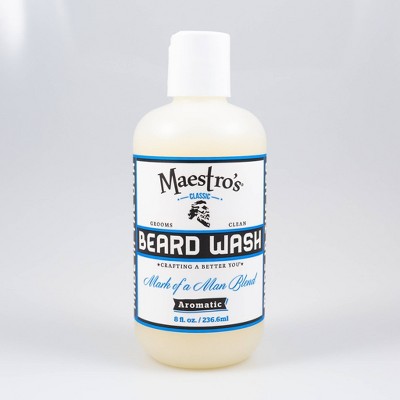 Maestro's Classic Beard Wash Mark of a Man Blend - 8.0oz