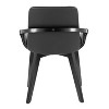 LumiSource Cosmo Chair Black Bamboo/Black PU - 4 of 4