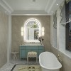 Apmir Super Bright 192 LEDs/m LED Lighted Anti-Fog Tempered Glass Arched Bathroom/Vanity Mirror with ETL & 3-Year Warranty - 2 of 4