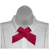 Women's Solid Color 1.75" W x Up to 19" L Crossover Tie Uniform Adjustable Neck tie - 2 of 3