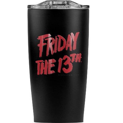 Friday The 13th Logo Steel Tumbler 20oz Coffee Travel Mug