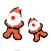 Ho Ho Ho Santa Holiday Squeaky Tough Plush Dog Toy - The Worthy Dog - 2 of 3