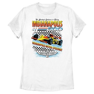 Womens Indy 500 Retro Greatest Spectacle in Racing T Shirt - 1 of 4
