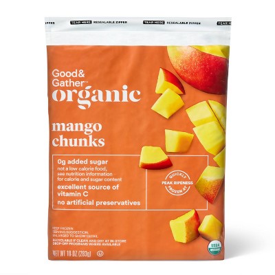 Organic Frozen Mango Chunks - 10oz - Good & Gather™