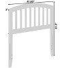 AFI Furnishings Richmond Twin Headboard with Turbo Charger in White - 2 of 4