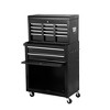 8 Drawer Rolling Tool Chest, Detachable Cabinet Storage Tool Box with Wheels, Metal Tool Cart, Tool Chest on Wheels for Workshop Warehouse Garage - 2 of 4