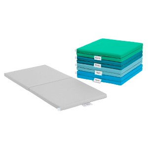 ECR4Kids SoftZone Folding Rainbow Rest Mats, Classroom Furniture, 5-Piece - 1 of 4