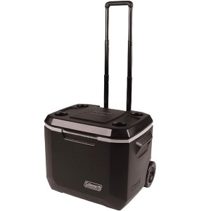 SUGIFT 50qt Wheeled Cooler, Extra-Walled Insulation Keeps Ice up to 5 Days - 1 of 3