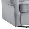 Fabric Glider Chair with Swivel, Comfortable Foam-Filled Accent Chair - 2 of 4