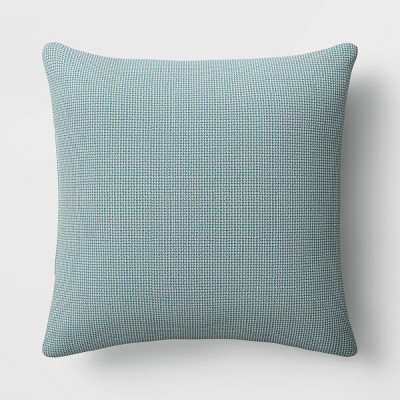 KAVKA Designs Shibori Stripe Indoor-Outdoor Pillow, Blue BBAAVC6503OD16 - SALTWATER Collection Size: 16X16X6 -