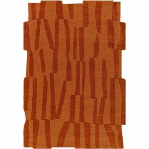 Hauteloom Rectangle Area Rug   Dark Red - 1 of 4