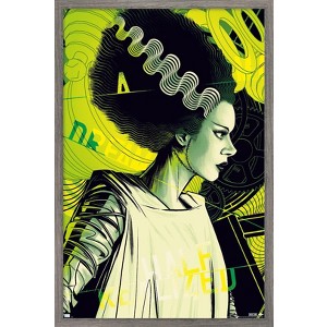 Trends International The Bride of Frankenstein - Mad Dream by César Moreno Framed Wall Poster Prints - 1 of 4