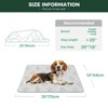 FXW Washable Pee Pads for Dogs, Puppy Pads with Super Absorbent, 2 Pack - 2 of 4