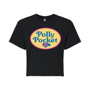 Women's - Polly Pocket - Polly Pocket Color Logo Cropped Graphic T-Shirt - 1 of 4