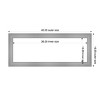 Amanti Art Flair Polished Nickel Framed Magnetic Dry Erase Board - 4 of 4