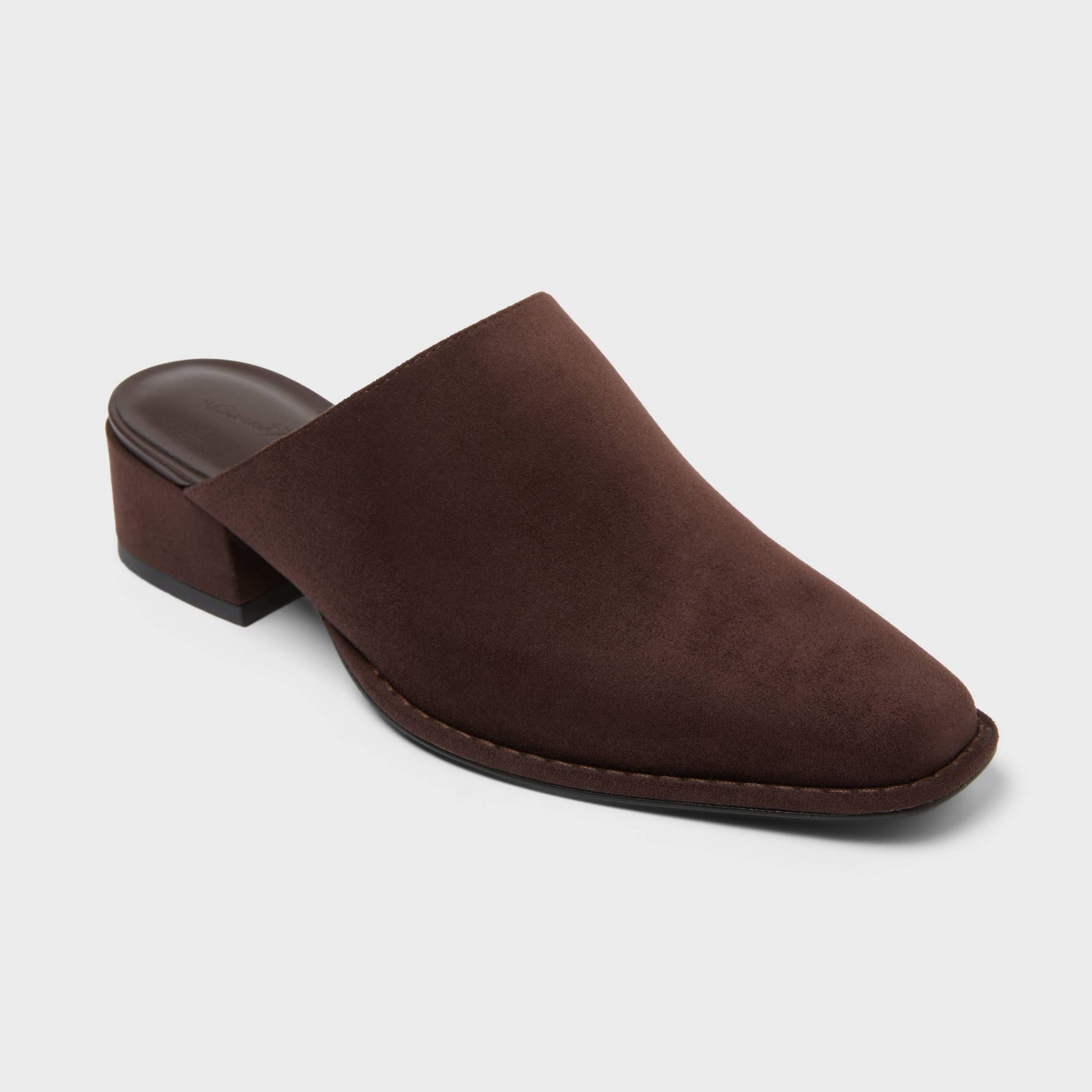 Women’s Jessie Faux Suede Heeled Mule with Memory Foam Insole - Universal Thread™
