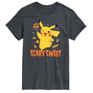 Men's - Pokémon - Pikachu Scary Sweet Short Sleeve Graphic T-Shirt - 1 of 4
