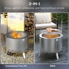 CAVINAS Table Top Firepit with Poker Outdoor Fire Pit Durable Tabletop Fire Pit for Outdoor Grilling and Travel - 3 of 4