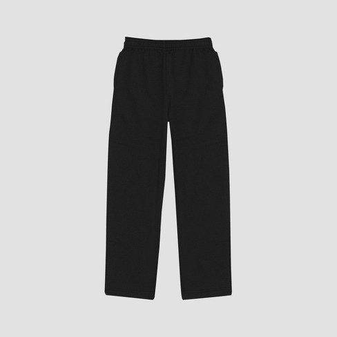 Hanes Kids' Eco Smart Open Leg Sweatpants - Black M : Target