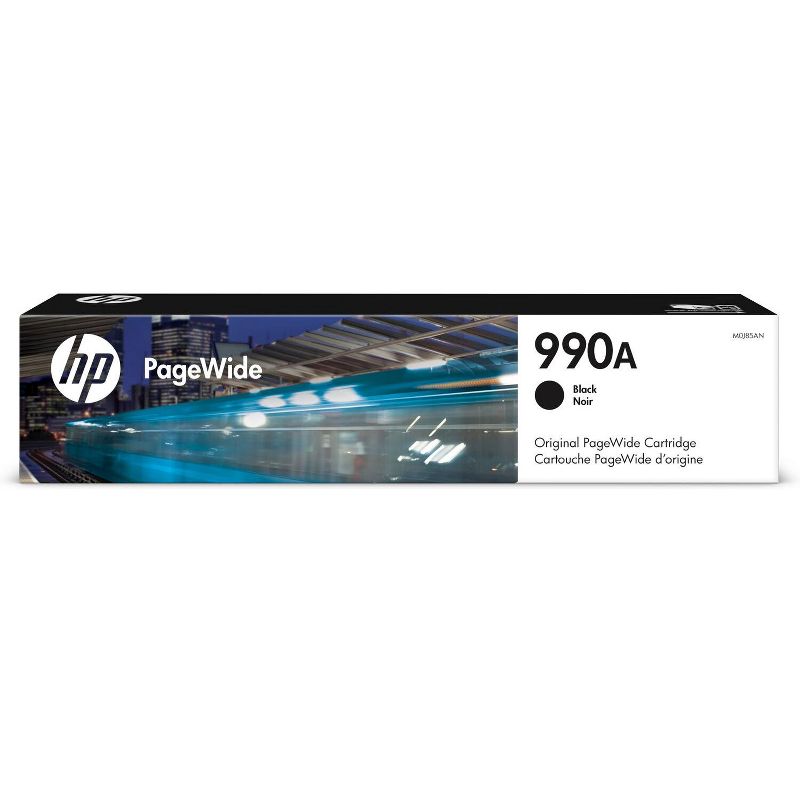 HP Inc. 990A Black Original PageWide Cartridge, ~10,000 pages, M0J85AN, 1 of 9