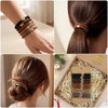 Wrapables Braided Elastic Hair Ties for Women, No Damage Hairbands for Thick Ponytails (15pcs) - 3 of 4