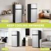 3.2 Cu. Ft. Compact Refrigerator | Single Door Mini Fridge with Energy-Efficient & Quiet Operation | for Dorm, Office, Bedroom, Kitchen, Bar Use? - 4 of 4