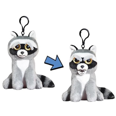 Feisty Pets Tricky Ricky William Mark Adorable 8.5 Plush Silver Fox That Turns Feisty with a Pinch