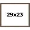 PosterPalooza | Photo Size Sculpted Silver Picture Frame - UV Acrylic, Foam Board Backing, Hanging Hardware - 2 of 4