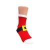 Santa's Belt Socks for Kids - (Ages 0-7) from the Sock Panda - Great for Christmas Time - 2 of 3