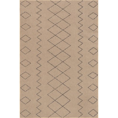 Nuloom Geometric Easy-Jute Machine Washable Indoor Area Rug
