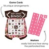 Big Dot of Happiness Pink Gone Hunting - Picture Bingo Cards and Markers - Deer Hunting Girl Camo Baby Shower Shaped Bingo Game - Set of 18 - 2 of 4