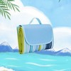 Outdoor Picnic Blanket, Waterproof Sandproof Camping Portable Travel Blanket, Foldable Large Beach Blanket For Outdoor Indoor Family Beach Park Grass - 4 of 4