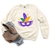 Simply Sage Market Women's Graphic Sweatshirt Feathered Mask Sparkle - 2 of 4