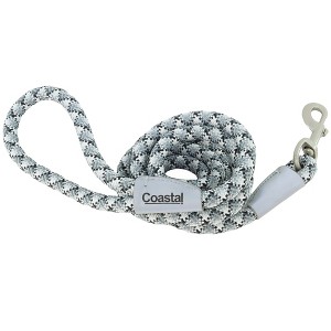 Pro: Active Woven Reflective Dog Rope Leash - Grey Scale - 6' Length - 1 of 4