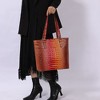 MKF Collection Piper Gradient Rainbow Women’s Tote Bag with Matching Wallet by Mia K - 3 of 4