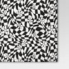 Novelty Recycled Printed Plush Throw Black/White - image 4 of 4