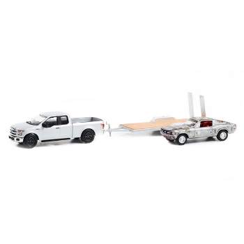 1/64 Ford F-150 w/ Unrestored 1968 Ford Mustang Flatbed Trailer Pawn Stars 31130-B